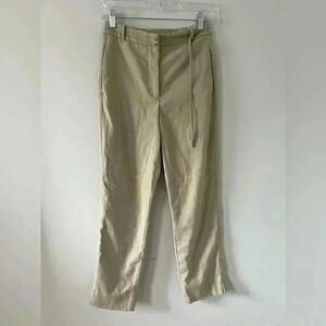 Women’s light green trousers. Work pants. Dress pants.